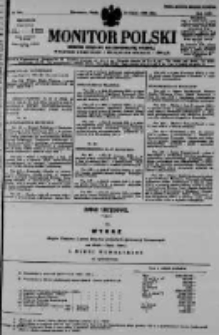 Monitor Polski. Dziennik Urzędowy Rzeczypospolitej Polskiej. 1930.07.16 R.13 nr162