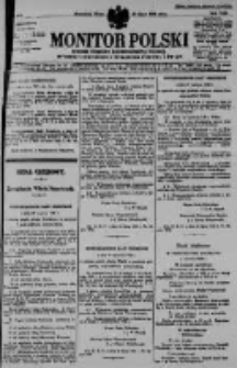 Monitor Polski. Dziennik Urzędowy Rzeczypospolitej Polskiej. 1930.07.23 R.13 nr168