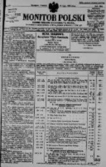 Monitor Polski. Dziennik Urzędowy Rzeczypospolitej Polskiej. 1930.07.31 R.13 nr175