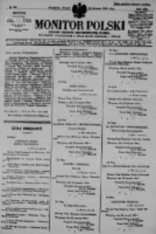 Monitor Polski. Dziennik Urzędowy Rzeczypospolitej Polskiej. 1930.08.26 R.13 nr196