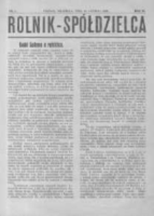 Rolnik Spółdzielca. 1929.02.10 R.6 nr3