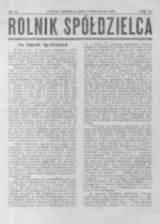 Rolnik Spółdzielca. 1929.11.17 R.6 nr23