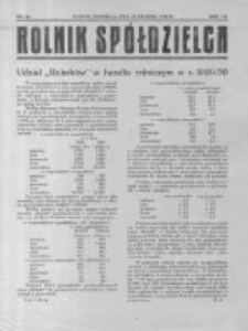 Rolnik Spółdzielca. 1930.12.21 R.7 nr26