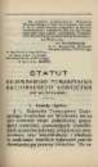 Statut Kujawskiego Towarzystwa Racjonalnego Łowiectwa we Włocławku