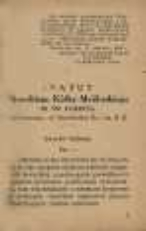 Statut Otwockiego Kółka Myśliwskiego im. św. Huberta