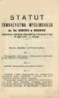 Statut Towarzystwa Myśliwskiego im. Św. Huberta w Krakowie