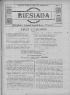 Biesiada: bezpłatny dodatek tygodniowy "Postępu" 1914.02.01 R.2 Nr5