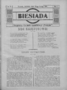 Biesiada: bezpłatny dodatek tygodniowy "Postępu" 1914.02.22 R.2 Nr8