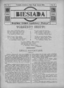 Biesiada: bezpłatny dodatek tygodniowy "Postępu" 1914.03.15 R.2 Nr11
