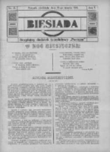 Biesiada: bezpłatny dodatek tygodniowy "Postępu" 1914.03.22 R.2 Nr12