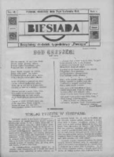 Biesiada: bezpłatny dodatek tygodniowy "Postępu" 1914.04.05 R.2 Nr14