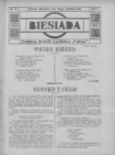 Biesiada: bezpłatny dodatek tygodniowy "Postępu" 1914.04.19 R.2 Nr16