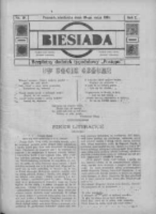 Biesiada: bezpłatny dodatek tygodniowy "Postępu" 1914.05.10 R.2 Nr19