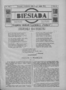 Biesiada: bezpłatny dodatek tygodniowy "Postępu" 1914.05.31 R.2 Nr22