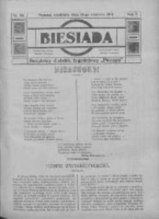 Biesiada: bezpłatny dodatek tygodniowy "Postępu" 1914.06.14 R.2 Nr24