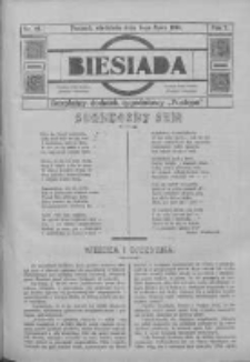 Biesiada: bezpłatny dodatek tygodniowy "Postępu" 1914.07.05 R.2 Nr27