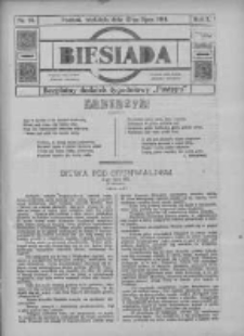 Biesiada: bezpłatny dodatek tygodniowy "Postępu" 1914.07.12 R.2 Nr28
