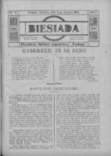 Biesiada: bezpłatny dodatek tygodniowy "Postępu" 1914.08.02 R.2 Nr31