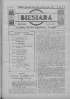 Biesiada: bezpłatny dodatek tygodniowy "Postępu" 1914.10.04 R.2 Nr33
