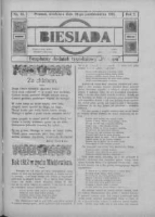 Biesiada: bezpłatny dodatek tygodniowy "Postępu" 1914.10.18 R.2 Nr35