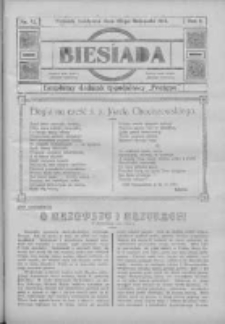 Biesiada: bezpłatny dodatek tygodniowy "Postępu" 1914.11.29 R.2 Nr41