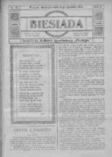 Biesiada: bezpłatny dodatek tygodniowy "Postępu" 1914.12.06 R.2 Nr42