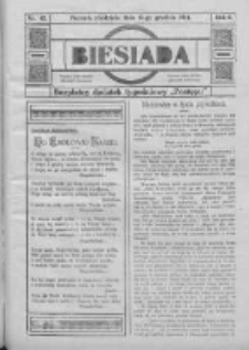 Biesiada: bezpłatny dodatek tygodniowy "Postępu" 1914.12.13 R.2 Nr43