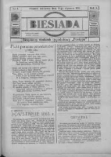 Biesiada: bezpłatny dodatek tygodniowy "Postępu" 1917.01.21 R.5 Nr3