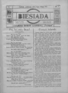Biesiada: bezpłatny dodatek tygodniowy "Postępu" 1917.02.04 R.5 Nr5