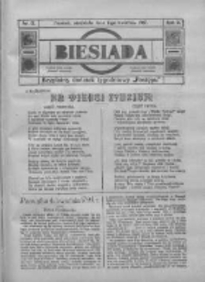 Biesiada: bezpłatny dodatek tygodniowy "Postępu" 1917.04.01 R.5 Nr13