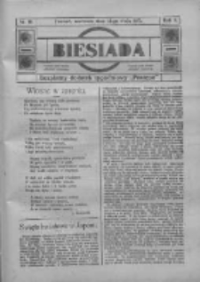 Biesiada: bezpłatny dodatek tygodniowy "Postępu" 1917.05.13 R.5 Nr19