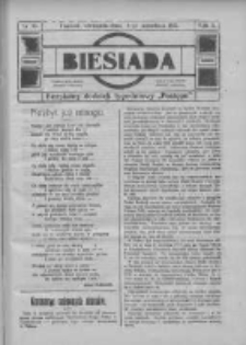 Biesiada: bezpłatny dodatek tygodniowy "Postępu" 1917.09.09 R.5 Nr37