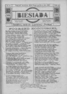 Biesiada: bezpłatny dodatek tygodniowy "Postępu" 1917.10.14 R.5 Nr41