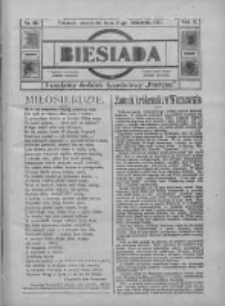 Biesiada: bezpłatny dodatek tygodniowy "Postępu" 1917.11.08 R.5 Nr45