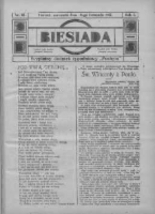 Biesiada: bezpłatny dodatek tygodniowy "Postępu" 1917.11.11 R.5 Nr46