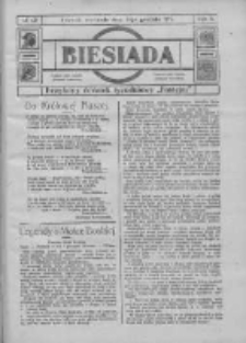 Biesiada: bezpłatny dodatek tygodniowy "Postępu" 1917.12.09 R.5 Nr49
