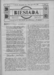 Biesiada: bezpłatny dodatek tygodniowy "Postępu" 1917.12.16 R.5 Nr50