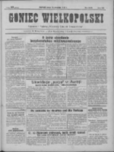 Goniec Wielkopolski: najtańsze pismo codzienne dla wszystkich stanów 1931.09.16 R.55 Nr213