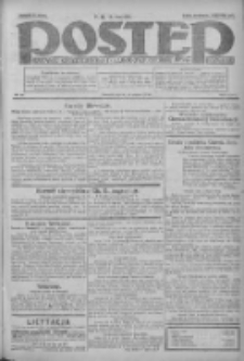 Postęp: dziennik chrześcijański i narodowy: wychodzi w Poznaniu 1924.03.14 R.35 Nr62