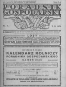 Poradnik Gospodarski. Pismo Tygodniowe. 1935.02.03 R.46 nr5