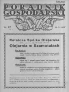 Poradnik Gospodarski. Pismo Tygodniowe. 1935.10.20 R.46 nr42