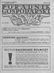 Poradnik Gospodarski. Pismo Tygodniowe. 1935.12.22 R.46 nr51-52
