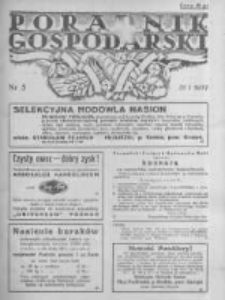 Poradnik Gospodarski. Pismo Tygodniowe. 1937.01.24 R.48 nr5