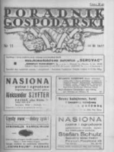 Poradnik Gospodarski. Pismo Tygodniowe. 1937.03.14 R.48 nr11