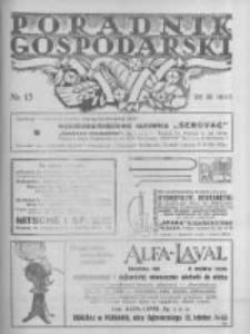 Poradnik Gospodarski. Pismo Tygodniowe. 1937.03.28 R.48 nr13