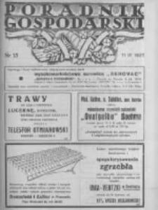 Poradnik Gospodarski. Pismo Tygodniowe. 1937.04.11 R.48 nr15