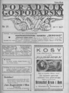 Poradnik Gospodarski. Pismo Tygodniowe. 1937.05.23 R.48 nr21