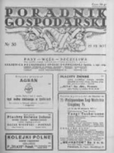 Poradnik Gospodarski. Pismo Tygodniowe. 1937.07.25 R.48 nr30