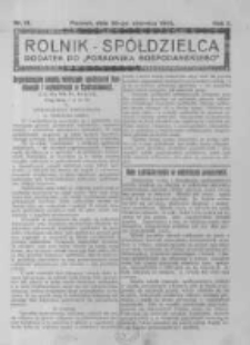 Rolnik Spółdzielca. 1925.06.28 R.2 nr13