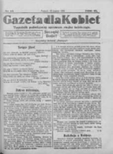 Gazeta dla Kobiet: tygodnik poświęcony sprawom ruchu kobiecego: bezpłatny dodatek "Postępu" 1924.03.23 R.3 Nr13